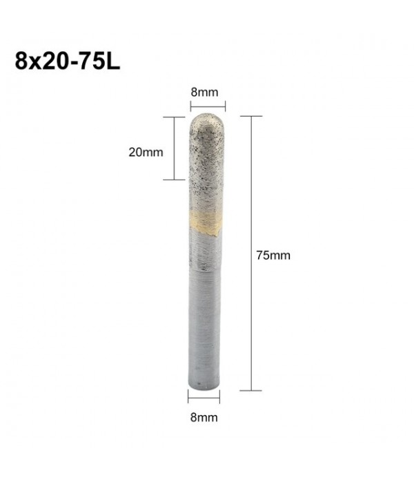 SINTERED STONE BALLNOSE ENDMILL	8MM
