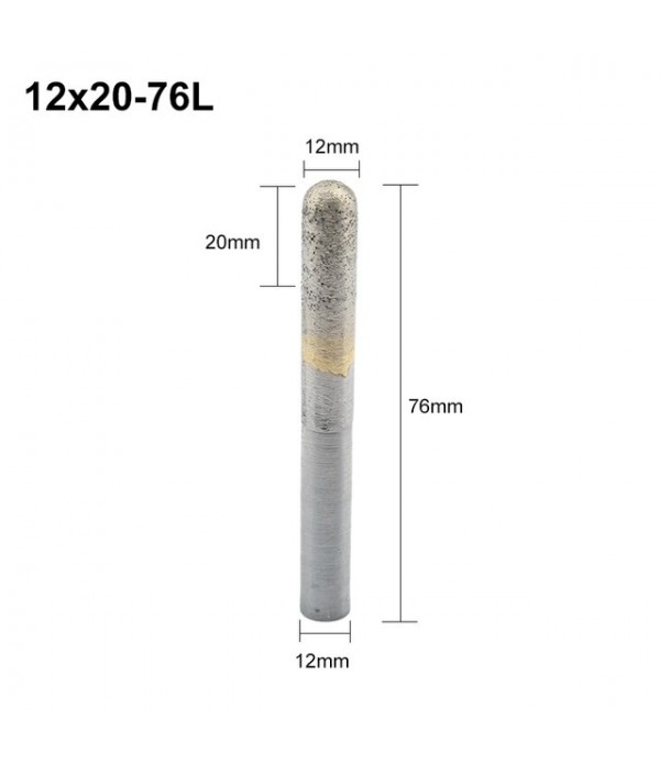 SINTERED STONE BALLNOSE ENDMILL	12MM