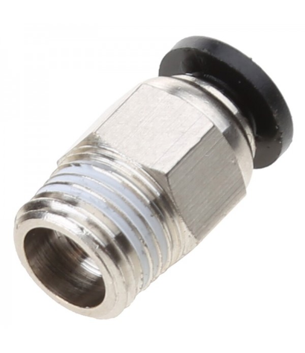 PC4-01 BRASS PNEUMATIC CONNECTOR-BIG HOLE	