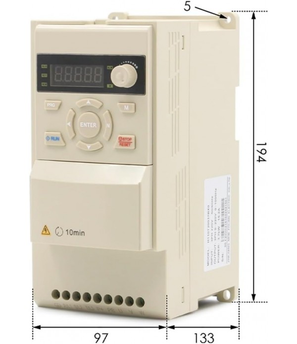 FULING'S NEW 3.7KW 220V VFD