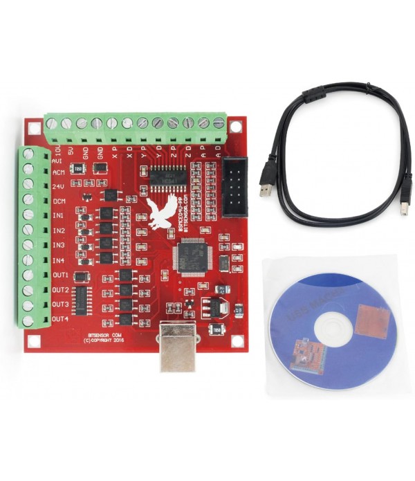 USB MACH3 100KHZ BREAKOUT BOARD 4 AXIS