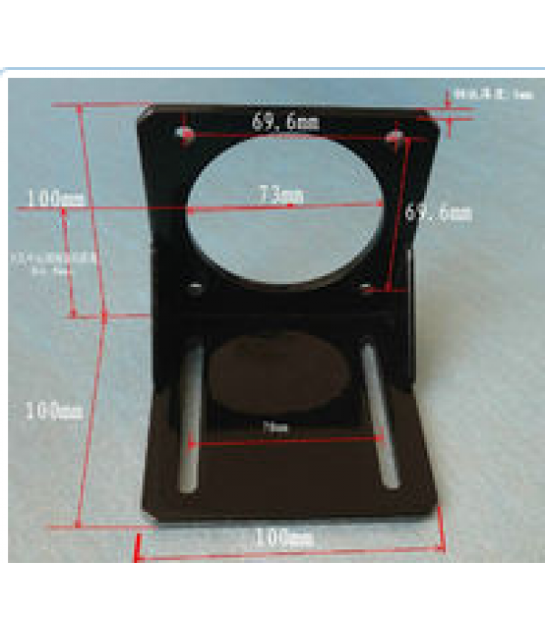 L SHAPE NEMA 34 STEPPER MOTOR BRACKET	