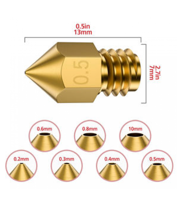 MK7 MK8 COPPER NOZZLE 0.2	
