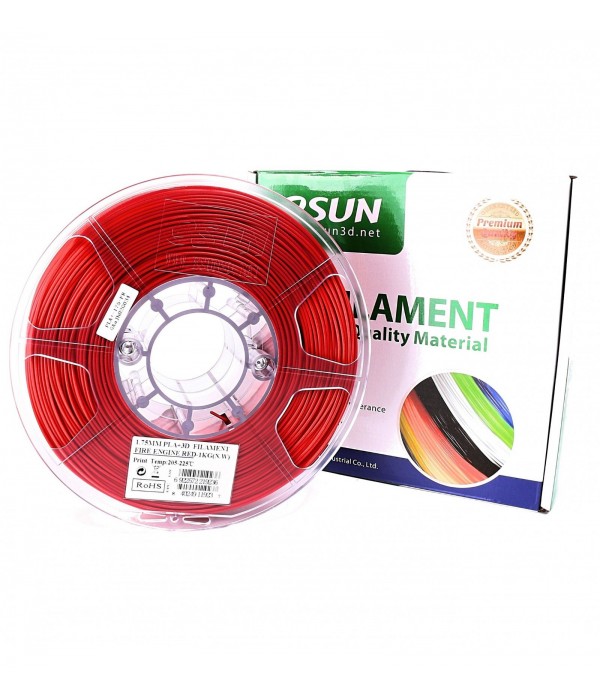 ESUN PLA + FILAMENT (FIRE ENGINE RED) 1.75