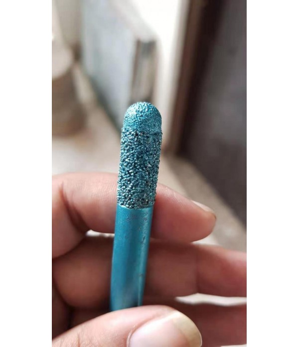 Vacuum Brazed Stone Router End Mill,  10 Mm, 