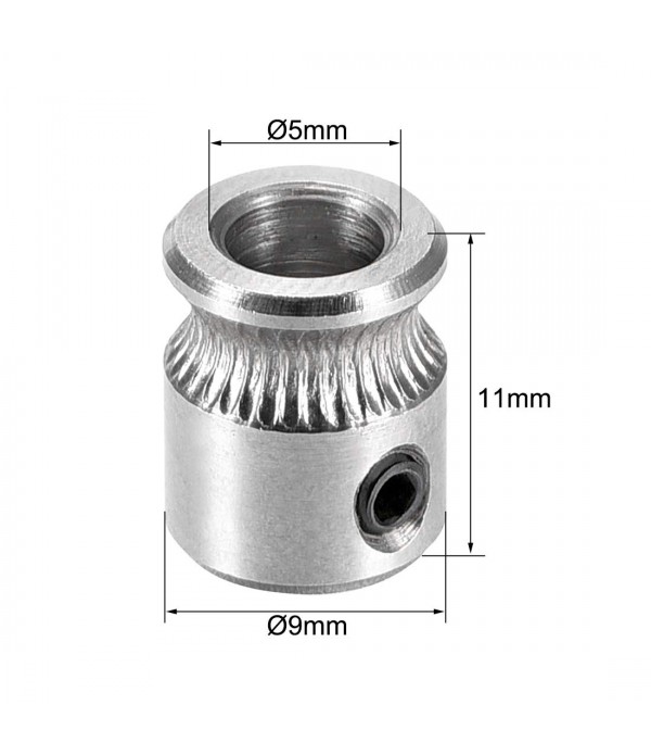 MK8 Extruder Driver Feeder Gear 40Teeth Bore 5mm	-...