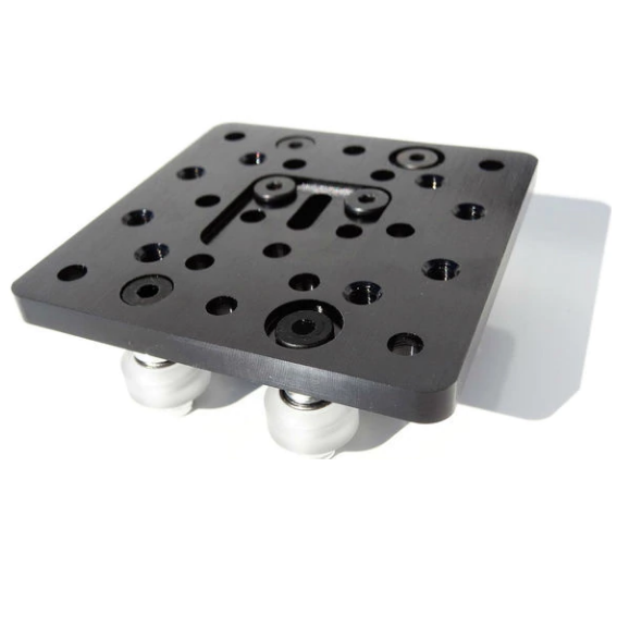 Eloxierte Aluminium Montageplatte 12,5x12,5 Cm | Für 3D-Drucker & CNC-Maschinen | CBeam Gantry Plate