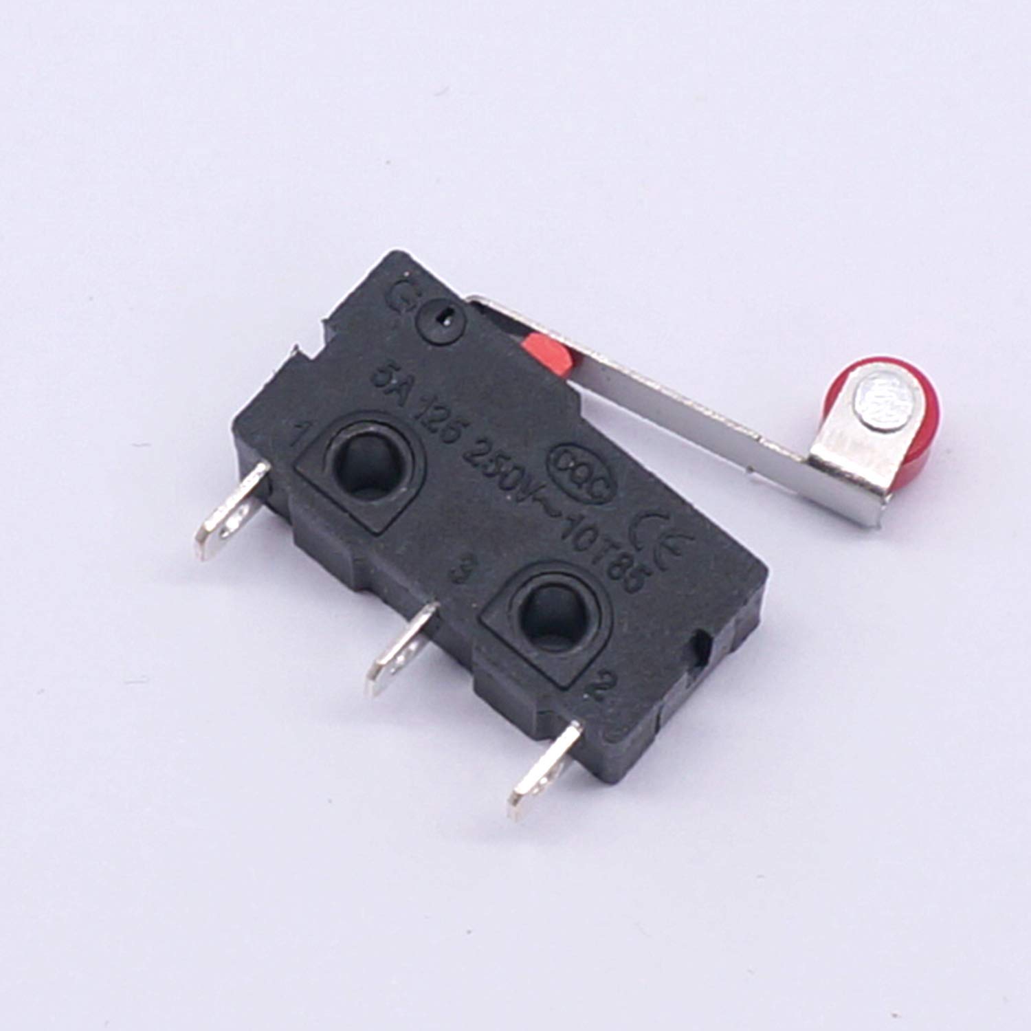 AC 250V 5A 1NO 1NC SPDT momentáneo Pulsador 5 piezas Miniatura Micro Interruptores